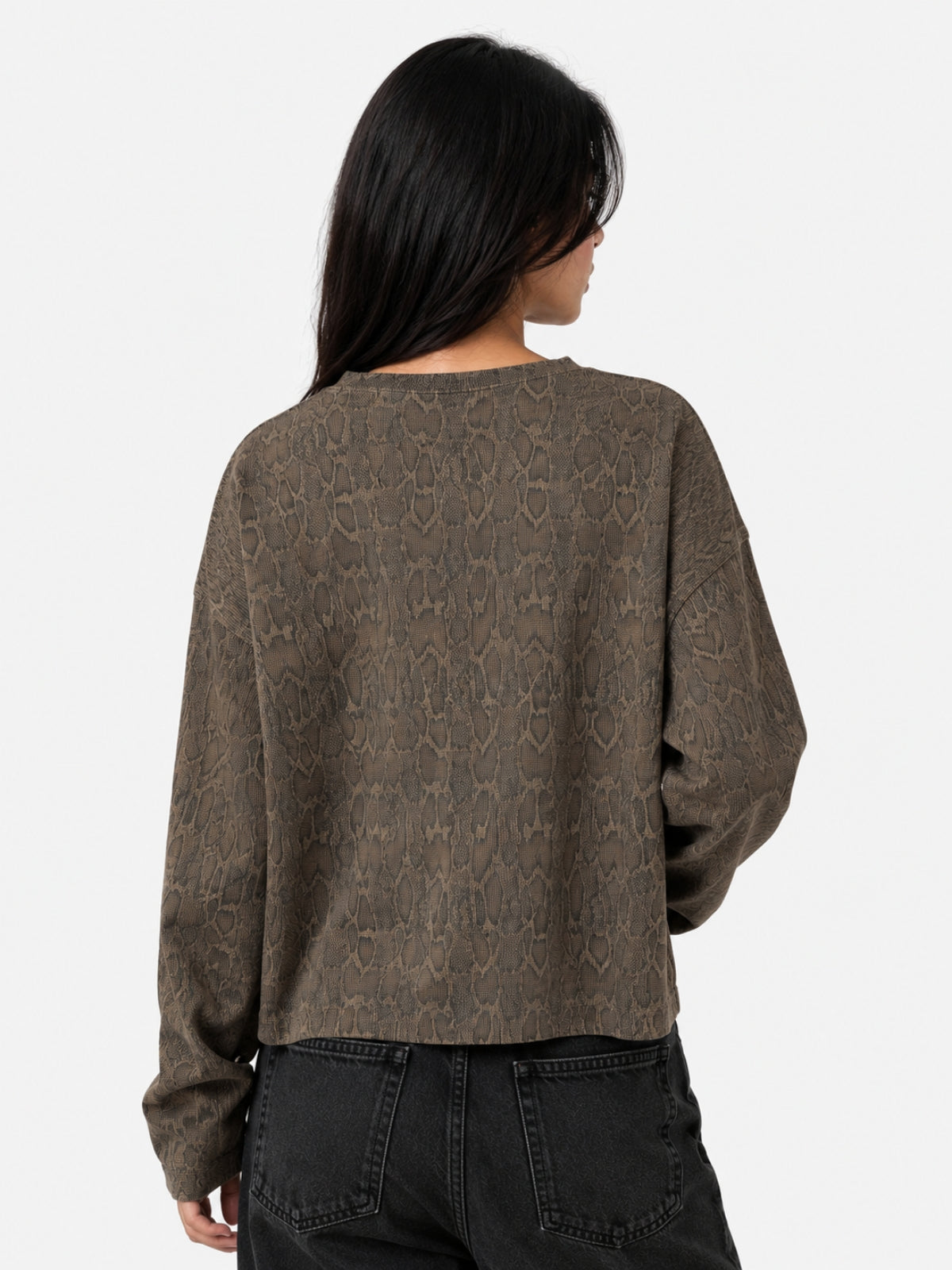 LEOPARDI - Long Sleeve Basic T-Shirt