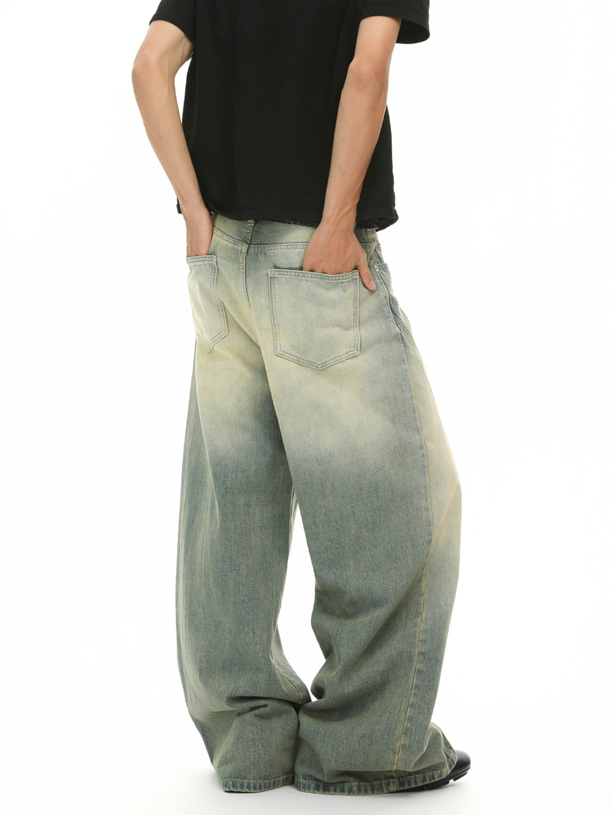RETRO - Baggy Basic Denim Jeans | Teenwear.eu