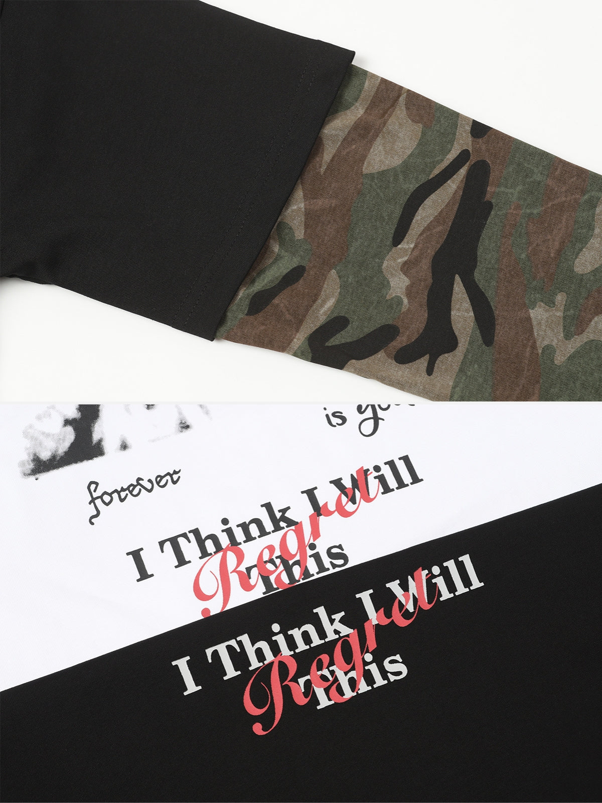 THE ONE - Oversized Print Camo Long Sleeved T-Shirt | TEENWEAR.EU