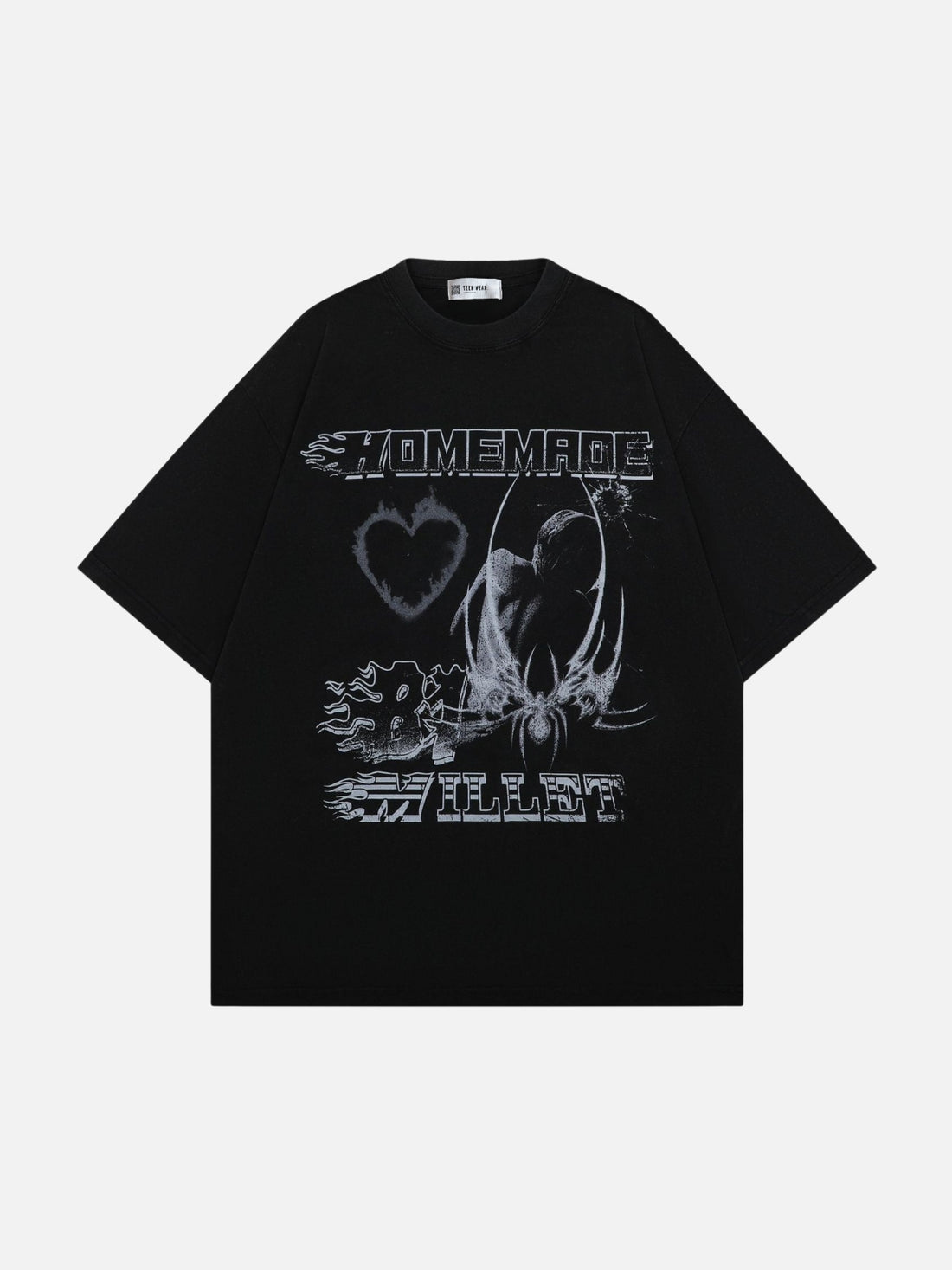MILLET - Oversized Print T-Shirt Grey | TEENWEAR.EU