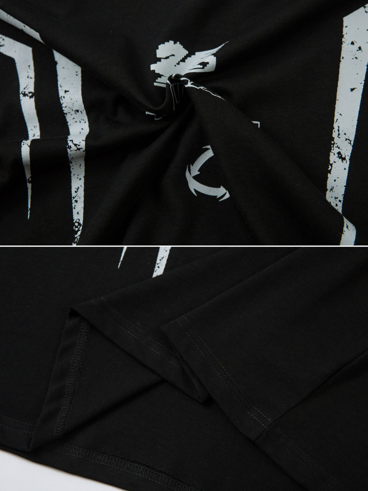 GO HARD - Oversized Print Long Sleeved T-Shirt | TEENWEAR.EU