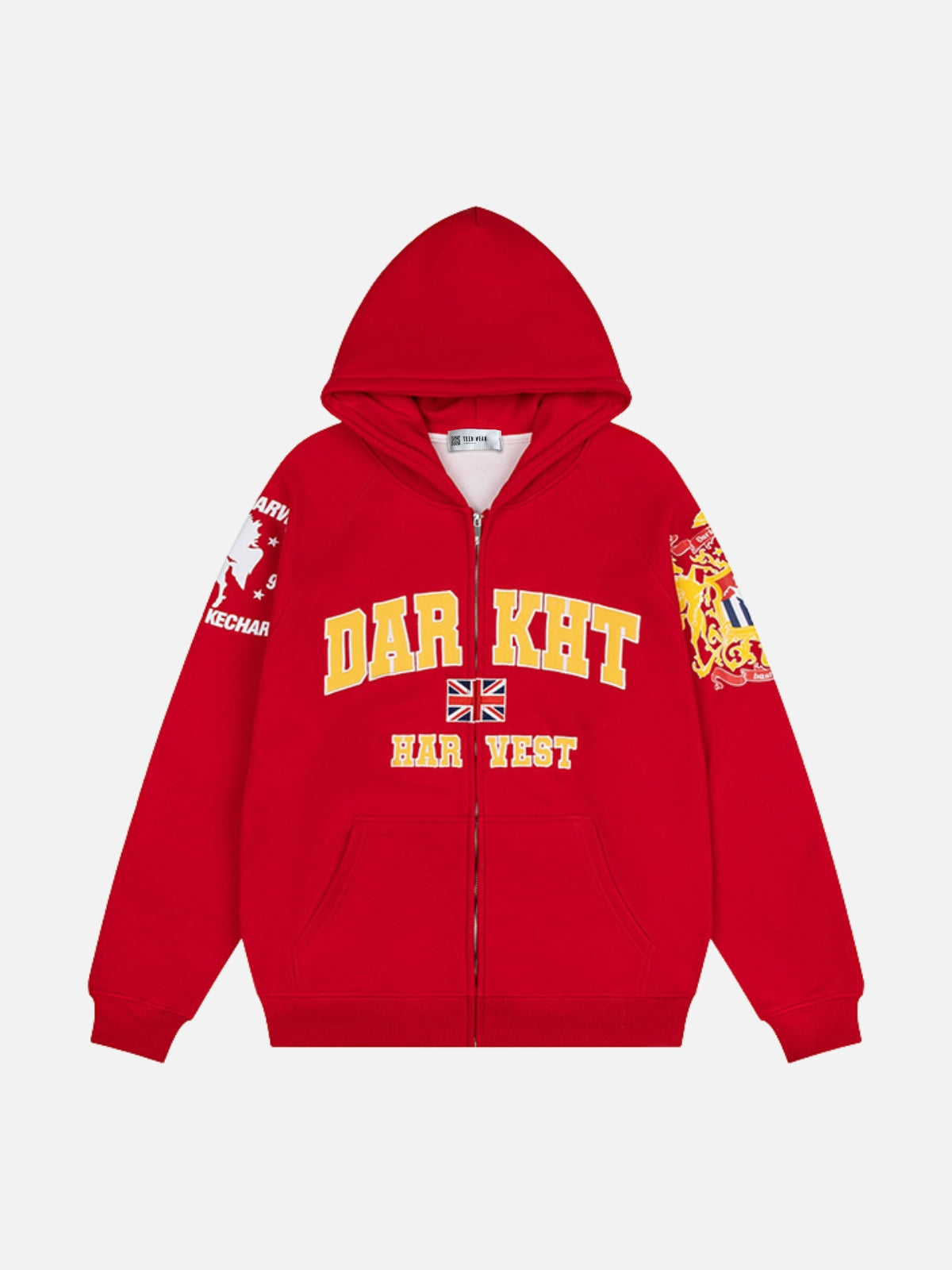 STREETO - Oversized Graphic Hoodie Red | Teenwear.eu