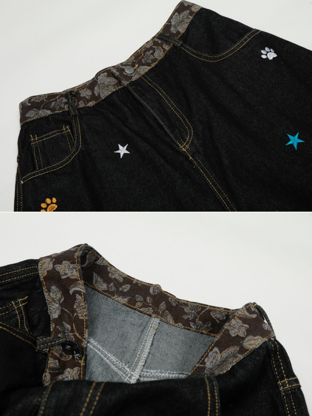 MORPHO - Baggy Graphic Jeans