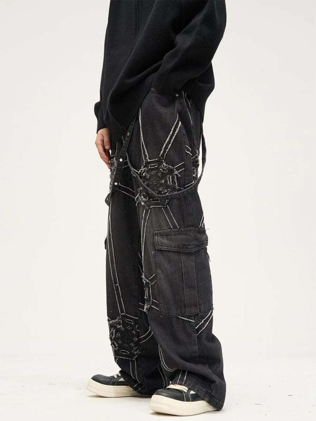 PATCHES - Baggy Patchwork Jeans | Teenwear.eu