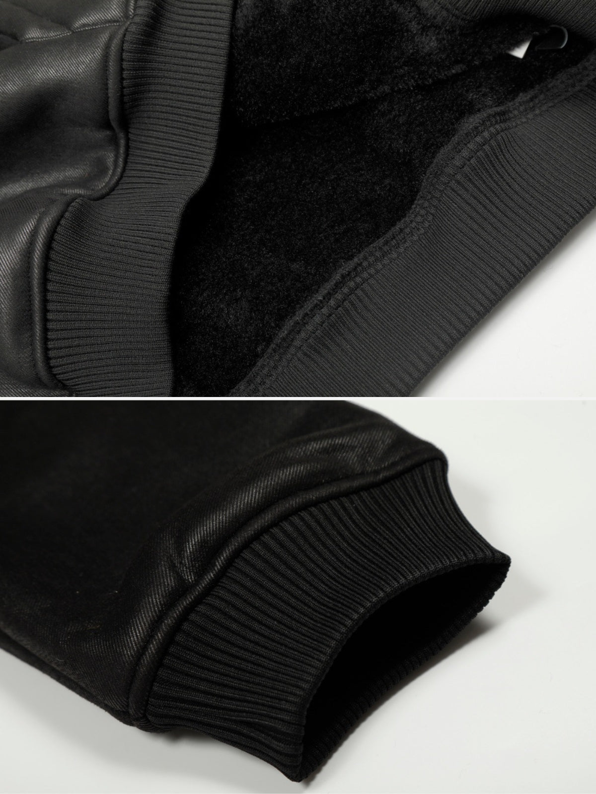 DARKON – Oversized Embroidered Leather Jacket