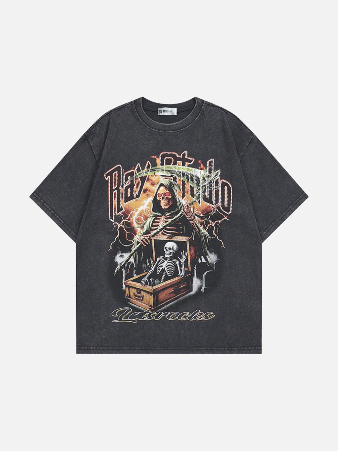 HELLY - Oversized Graphic T-Shirt Grey | Teenwear.eu