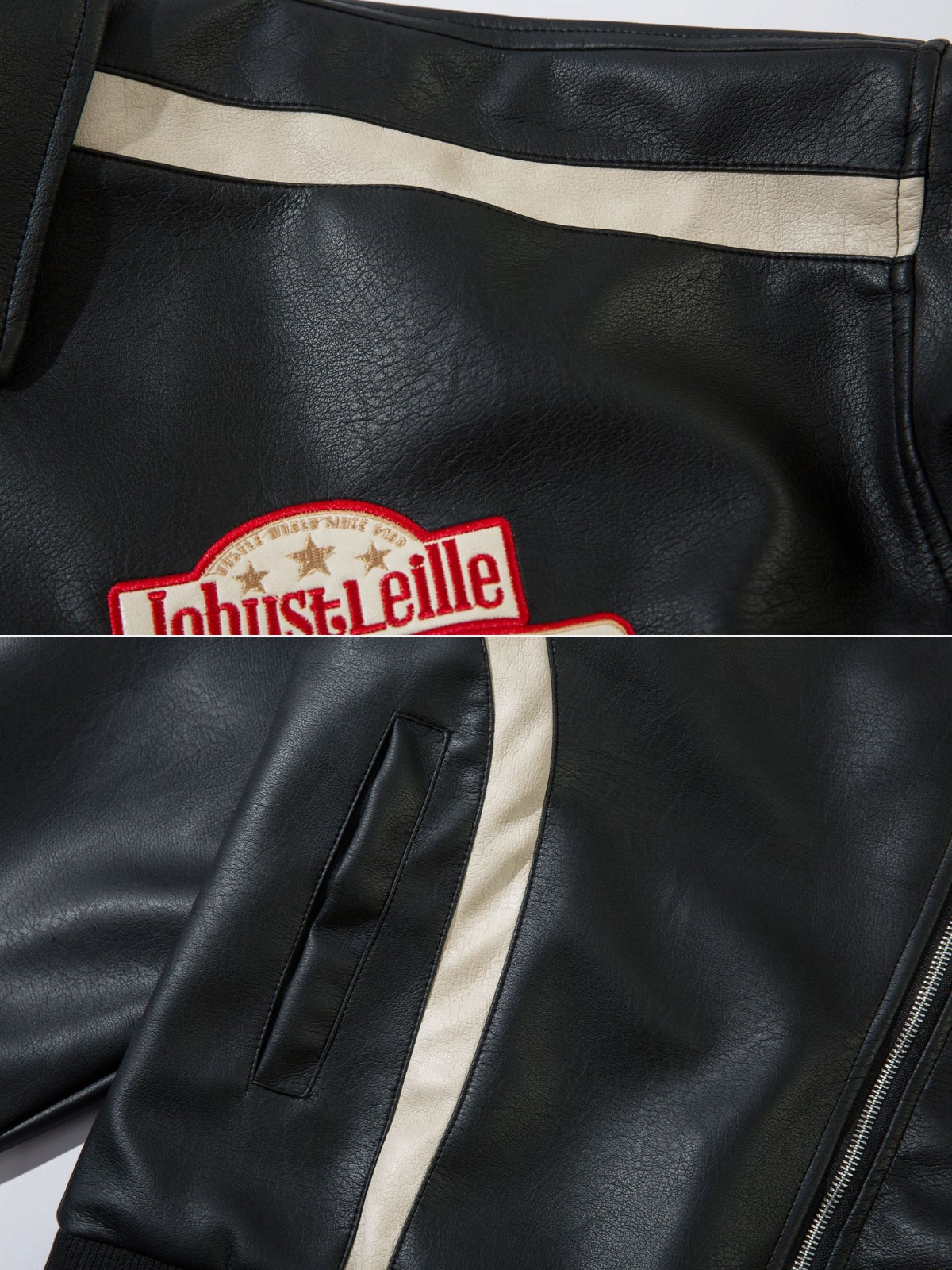 CARNIVAL - Leather Graphic Racing Jacket | TEENWEAR.EU