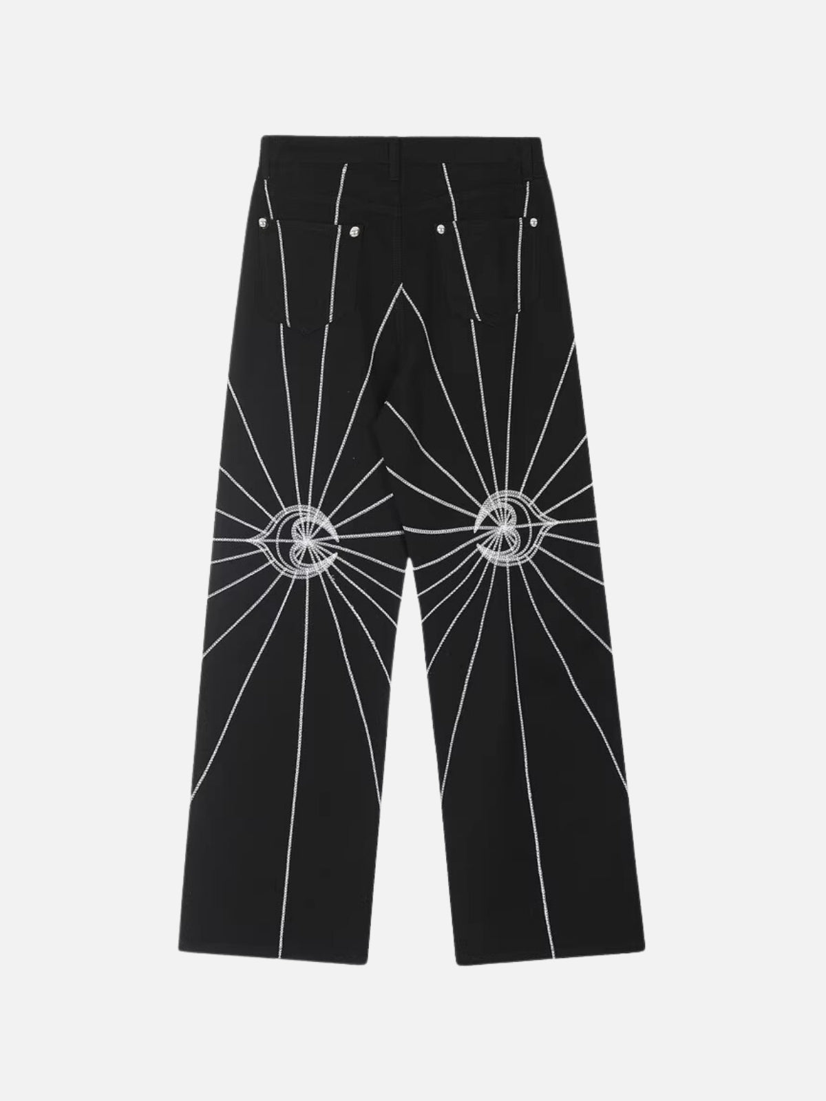 STRIKES - Loose Graphic Embroidered Jeans | TEENWEAR.EU