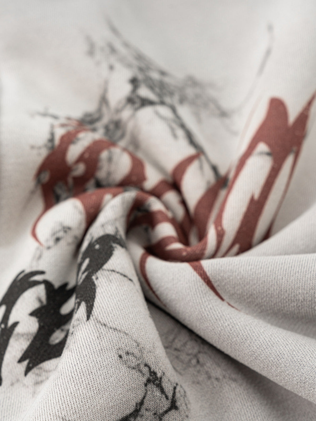 SINGUS - Oversized Print Zip Up Hoodie | TEENWEAR.EU