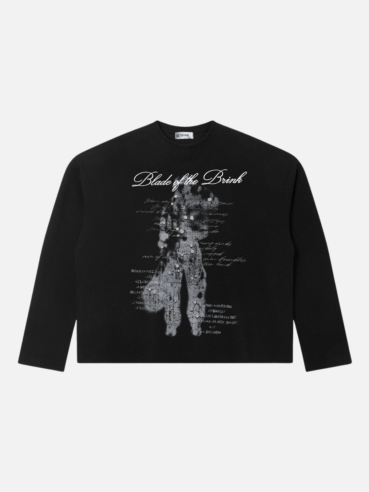 BLADE BRINK - Cropped Printed Long Sleeve