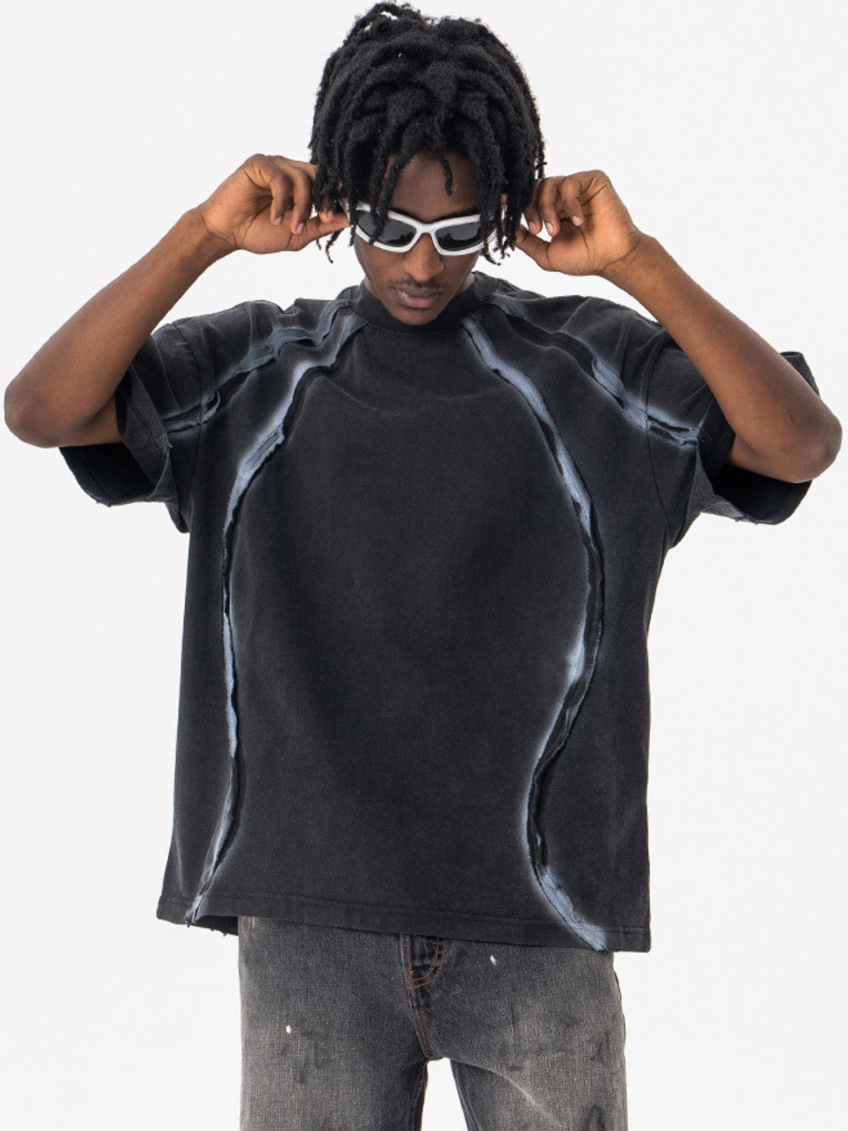 SKERTY - Oversized Embroidered T-Shirt | TEENWEAR.EU