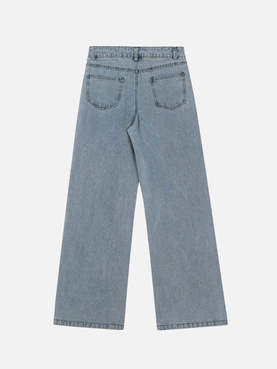 WINGS - Baggy Embroidered Jeans Blue | TEENWEAR.EU
