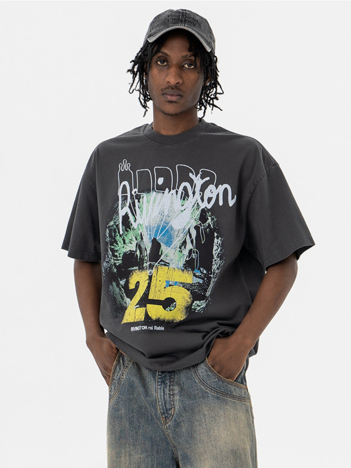 RIVINGTON - Oversized Print T-Shirt | TEENWEAR.EU