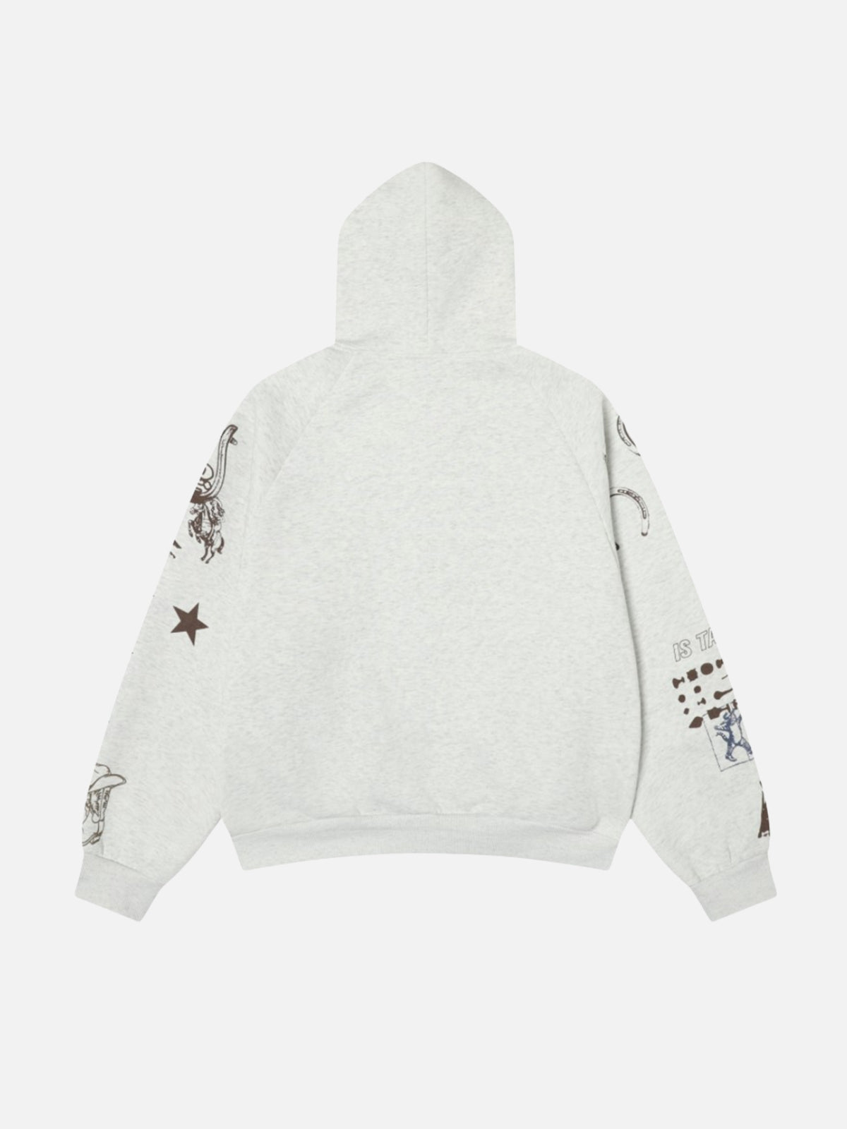 TAP CATS - Oversized Graphic Zip Up Hoodie | TEENWEAR.EU
