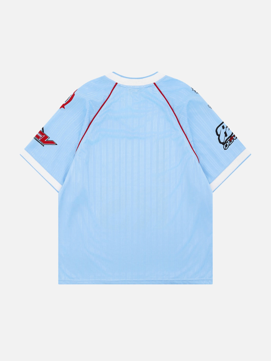 LOVE RS - Oversized Graphic Jersey T-Shirt Blue | TEENWEAR.EU