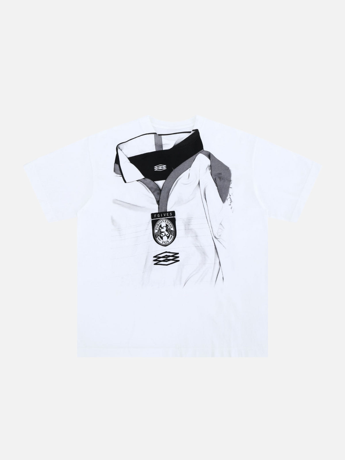FGIVES - Oversized Print T-Shirt White | TEENWEAR.EU