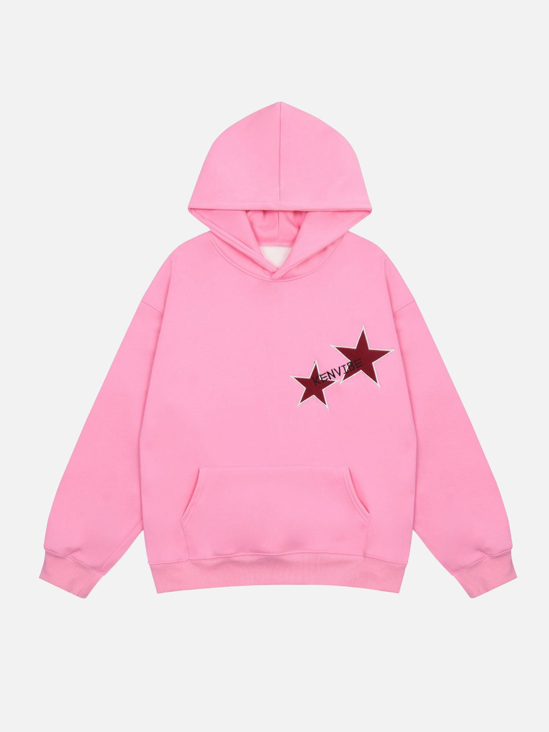 NOIRFLARE - Oversized Embroidered Hoodie Blue | TEENWEAR.EU
