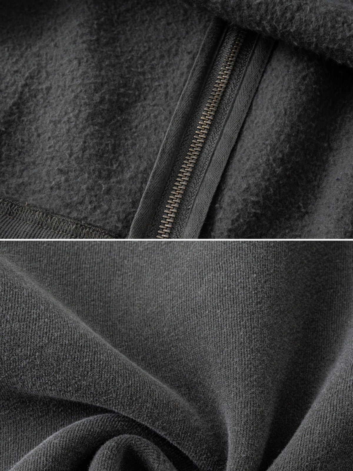 LICENSE - Oversized Print Zip Up Hoodie