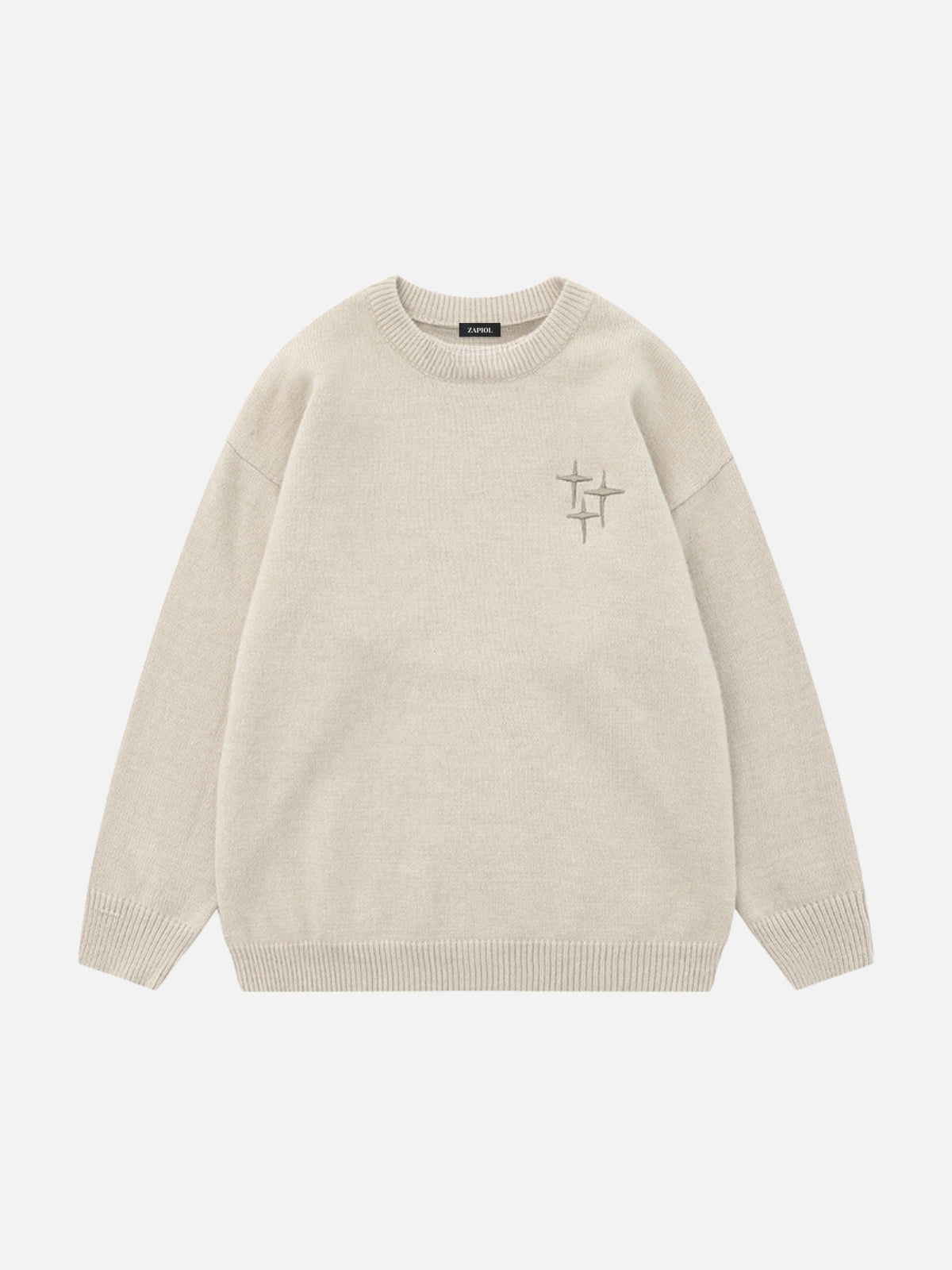 REFUSED - Oversized Embroidered Sweater | TEENWEAR.EU