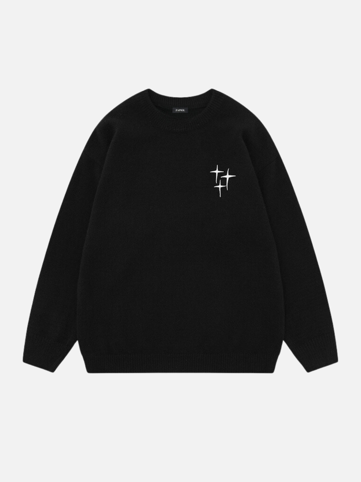 REFUSED - Oversized Embroidered Sweater | TEENWEAR.EU