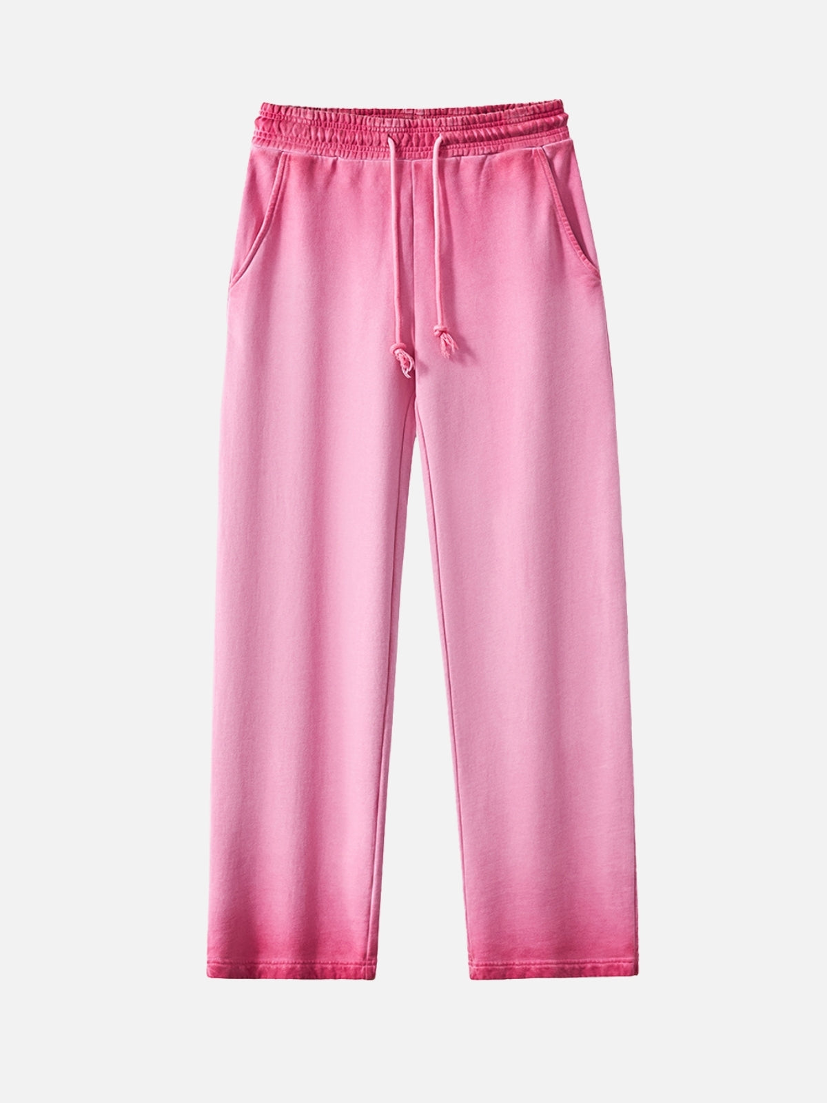 SOLSTICE - Loose Basic Cotton Sweatpants Pink | TEENWEAR.EU