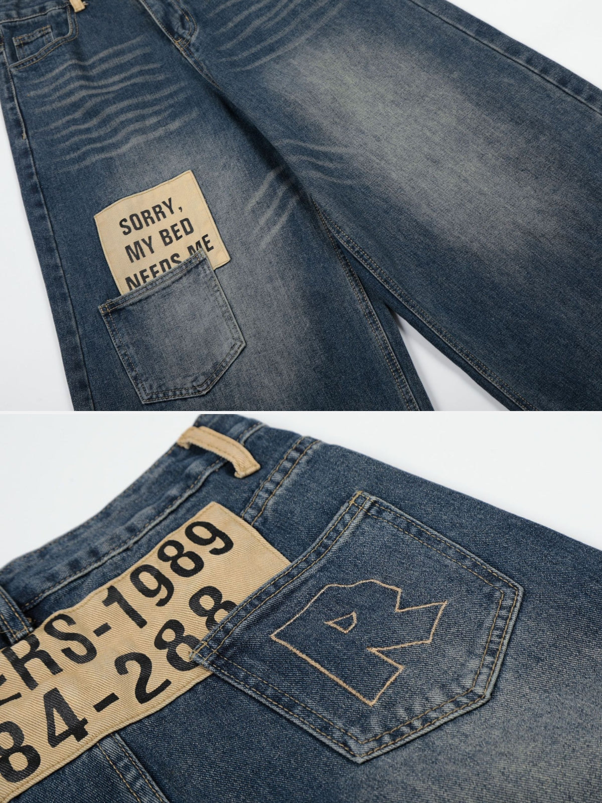 SEVEERS - Baggy Graphic Jeans | Teenwear.eu