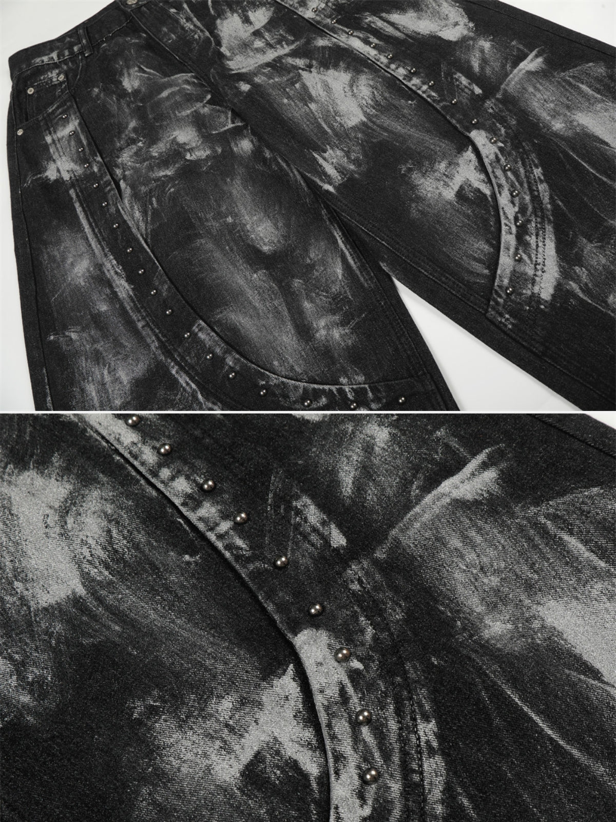 FUMEE – Baggy Graphic Jeans