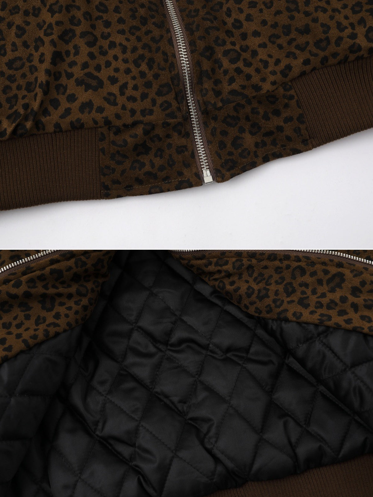 LEOPHIX – Oversized Print Zip Up Hoodie