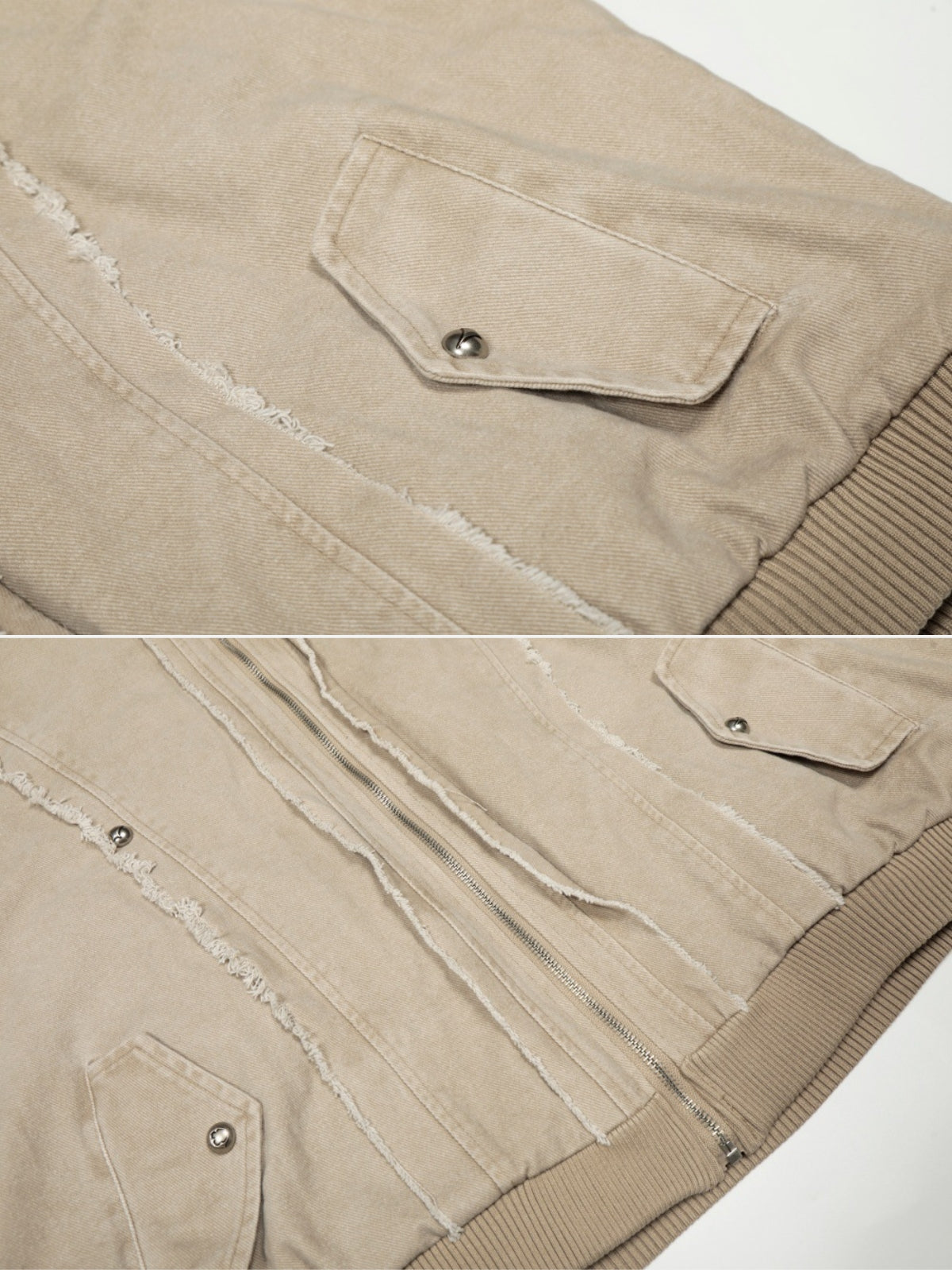 FRAYZO – Oversized Denim Embroidered Jacket