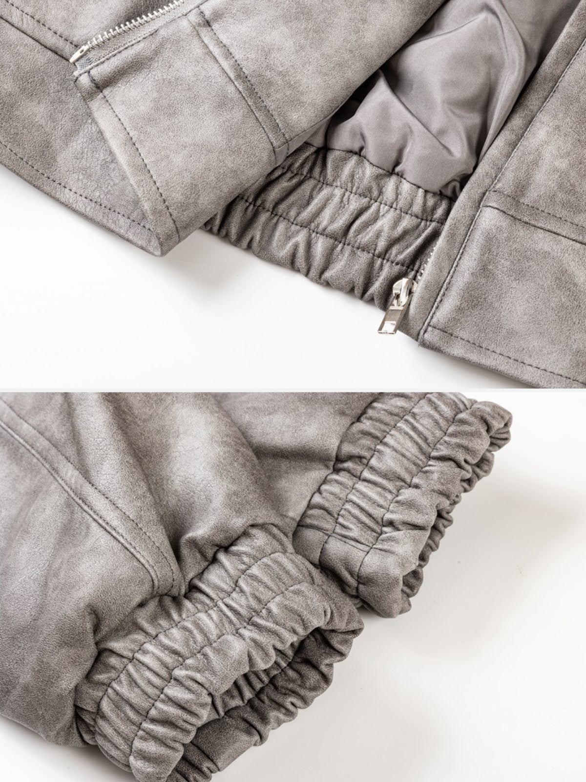 OSWALD - Leather Oversized Basic Jacket | TEENWEAR.EU