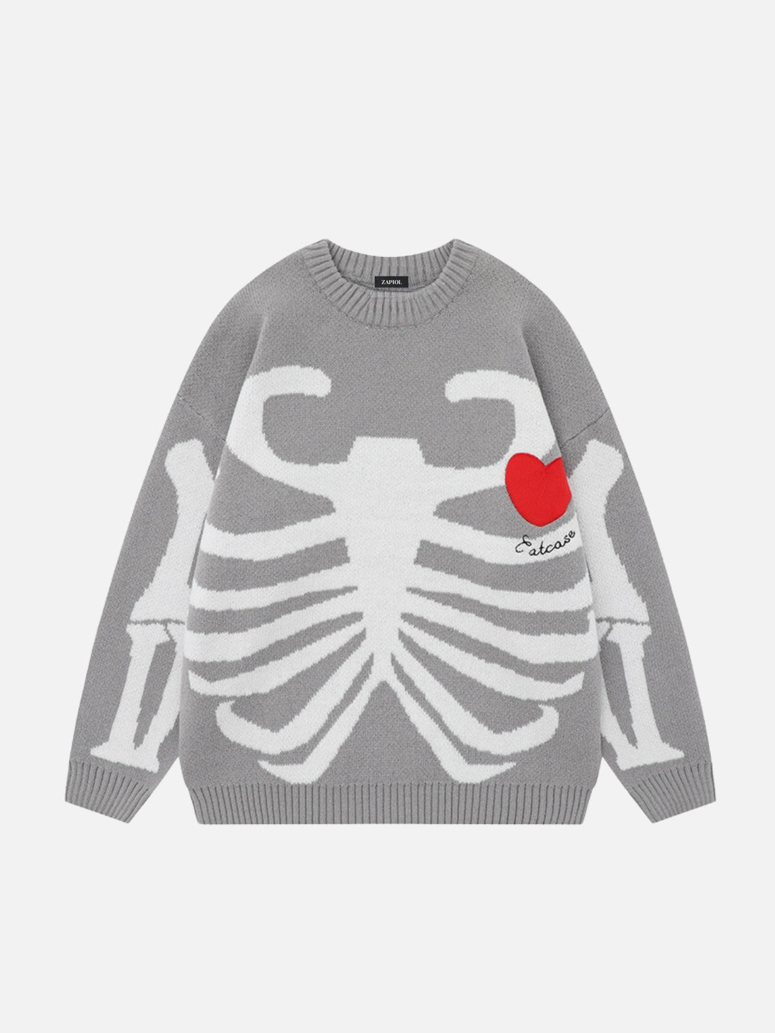 BONES - Oversized Graphic Sweater Black | TEENWEAR.EU