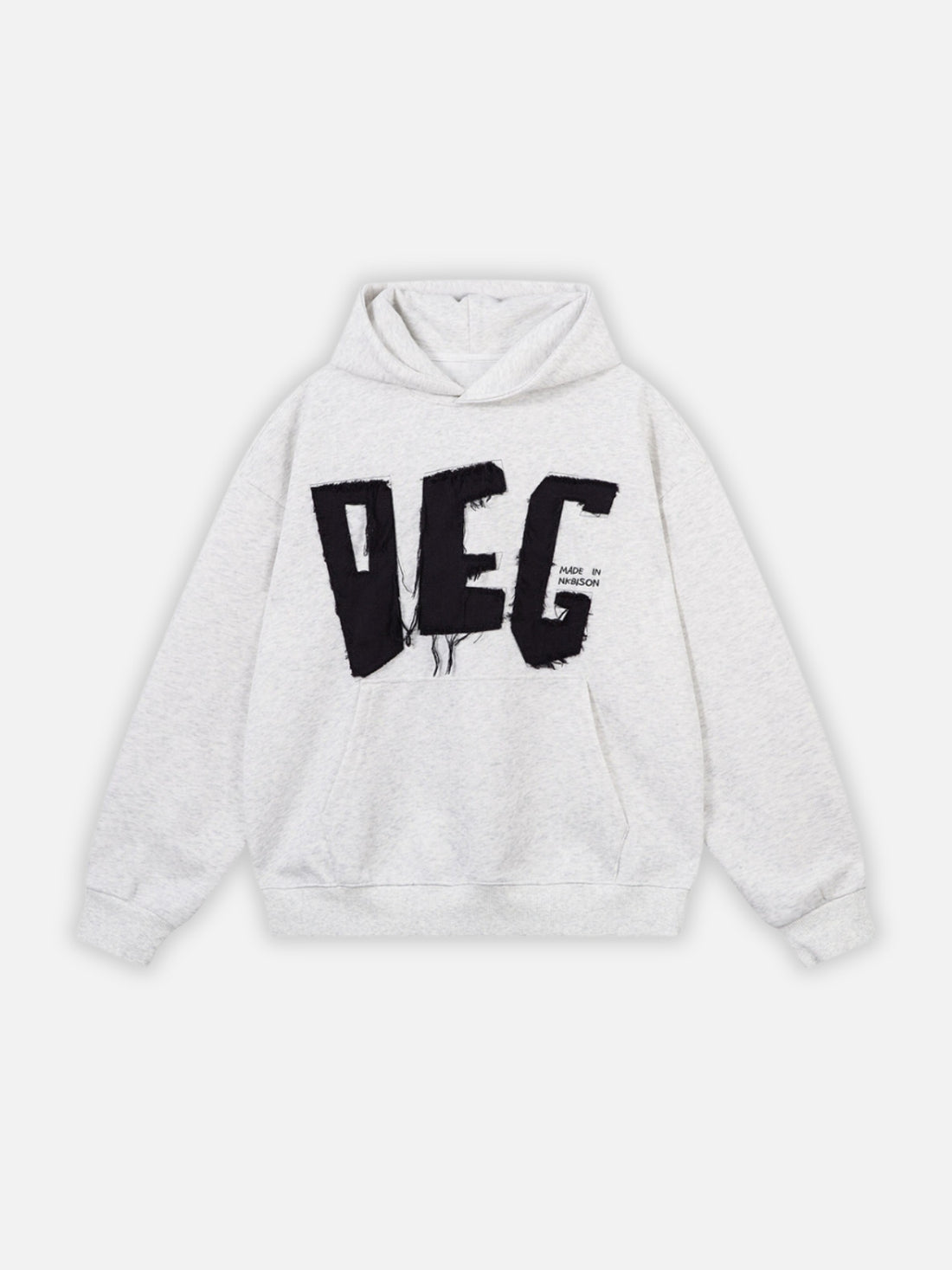 PEC - Oversized Embroidered Hoodie Blue | TEENWEAR.EU
