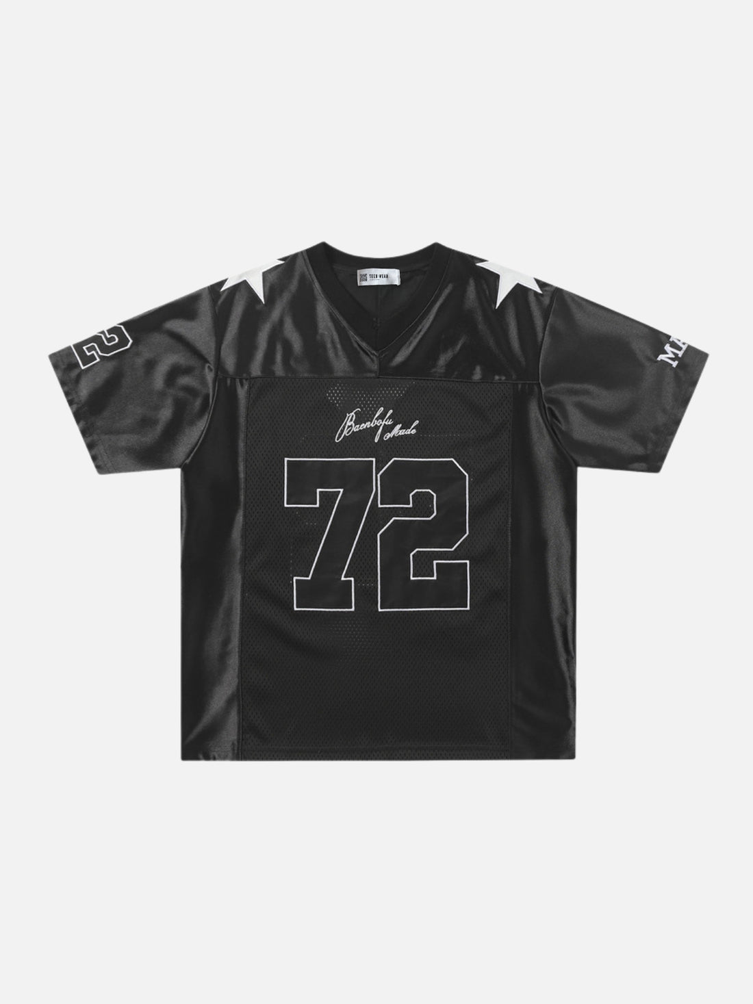 SEVENTYTWO - Oversized Graphic Jersey Black | TEENWEAR.EU