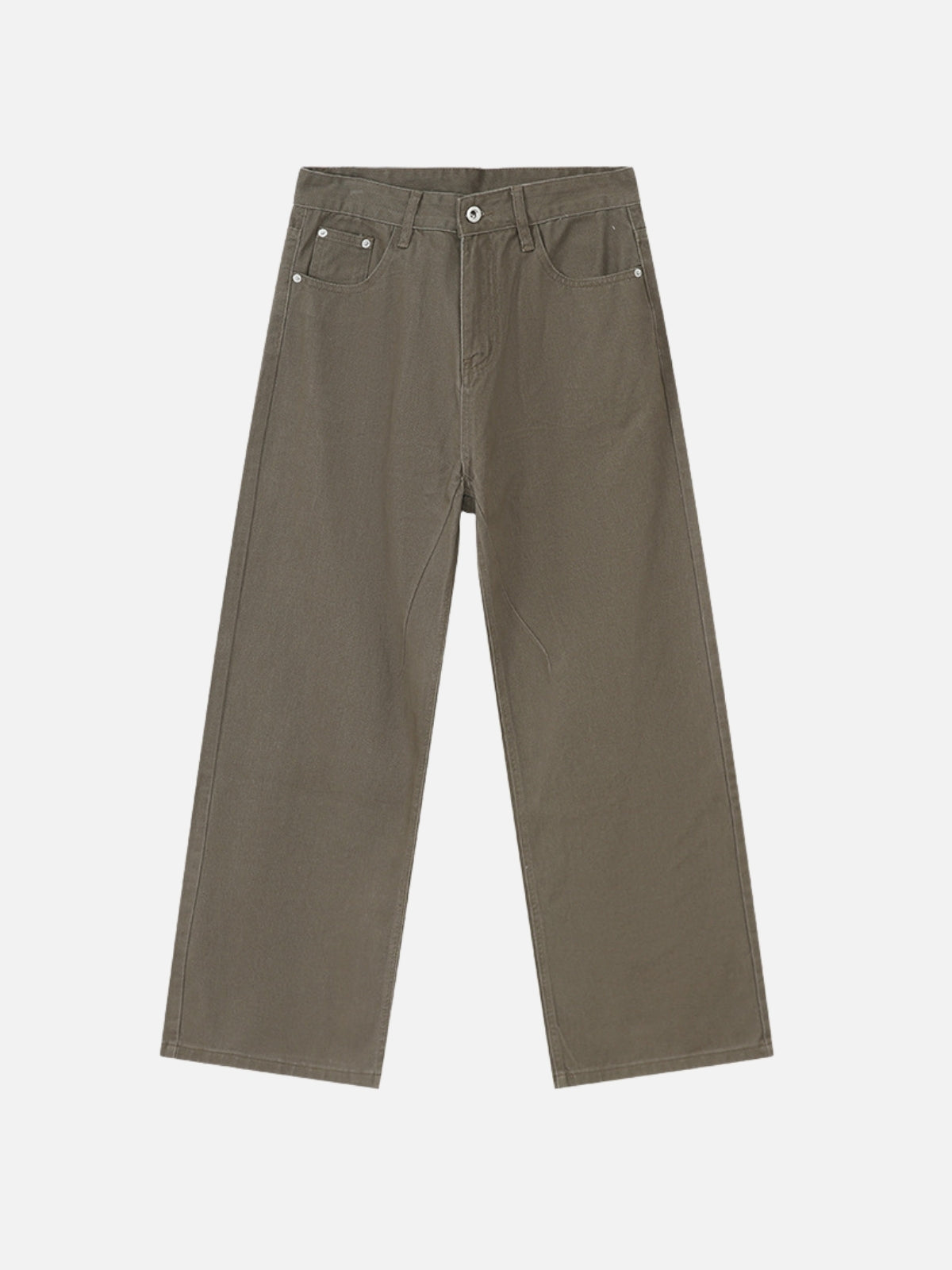 COOKIES - Baggy Basic Jeans Brown | TEENWEAR.EU