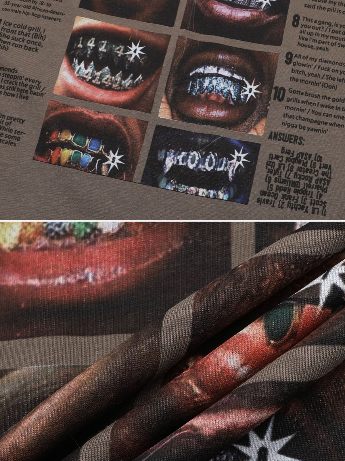 GRILLZ - Oversized Print T-Shirt | TEENWEAR.EU