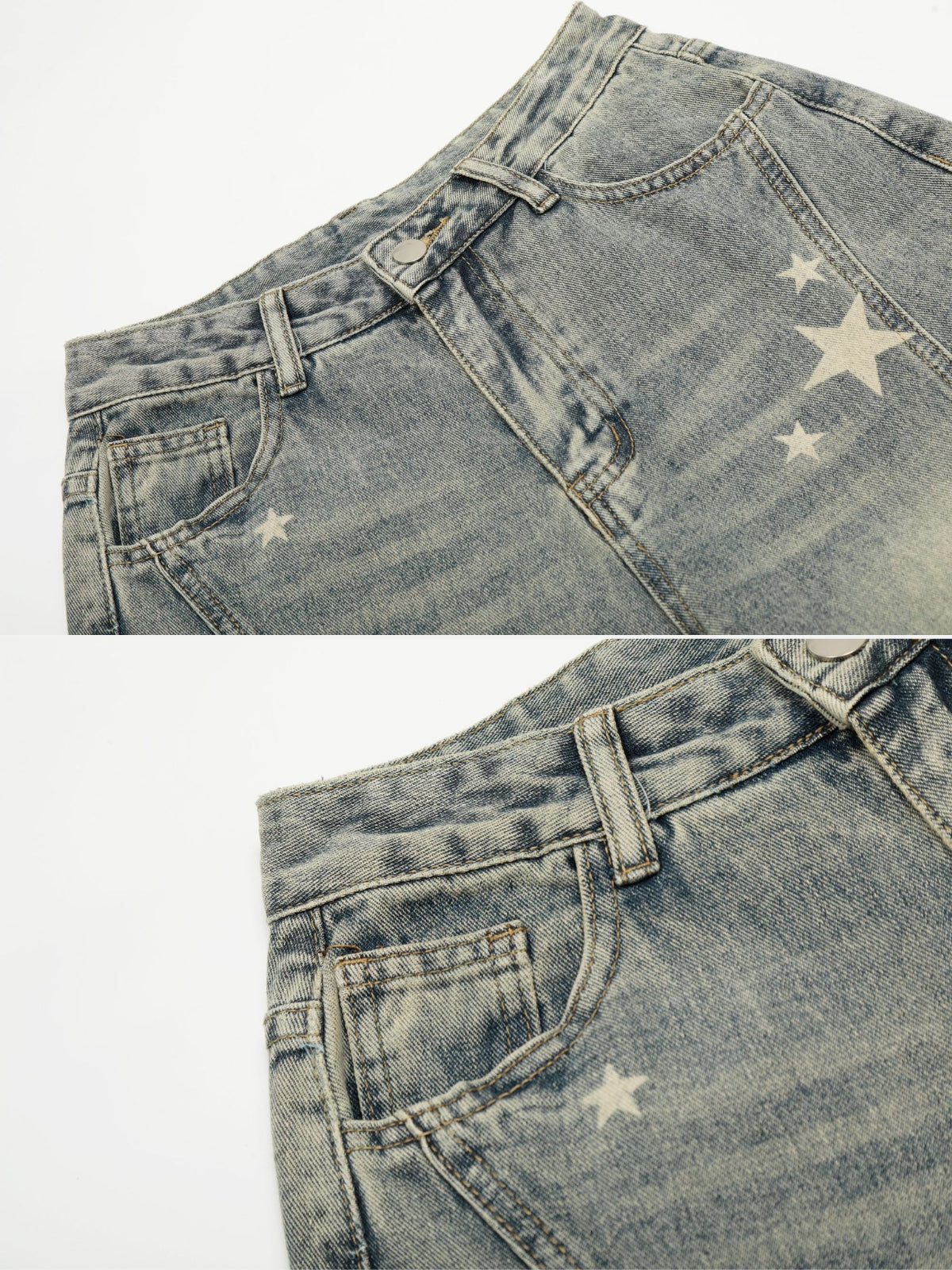 MEANTARS - Baggy Graphic Jeans | TEENWEAR.EU