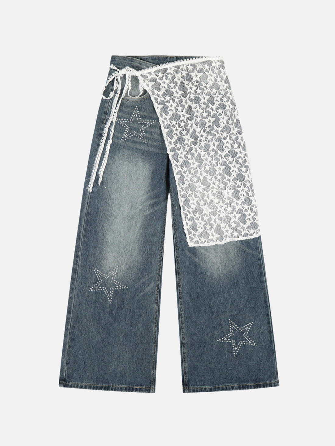 CLOAKED - Baggy Graphic Jeans Black | TEENWEAR.EU