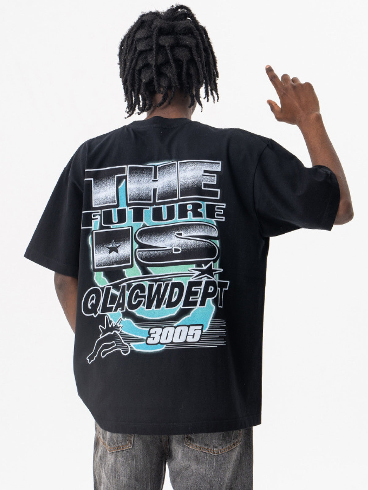 QLACW - Oversized Print T-Shirt | TEENWEAR.EU