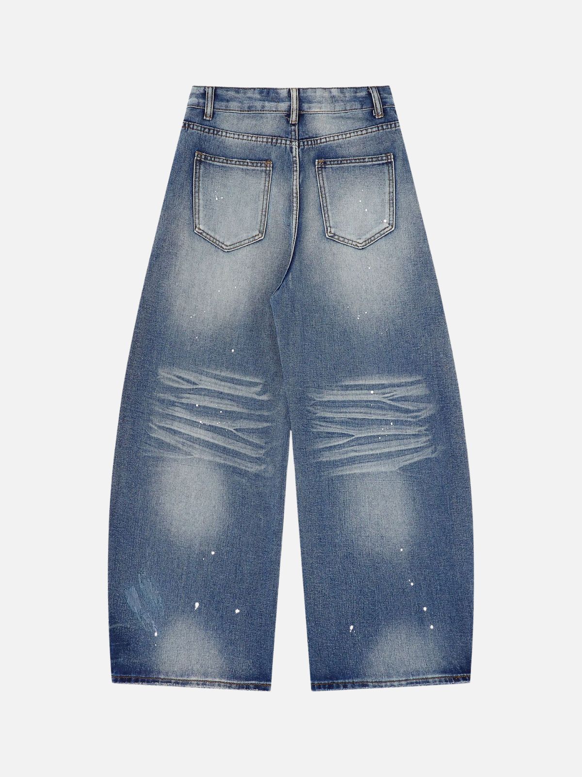 SPLATTY - Baggy Print Jeans