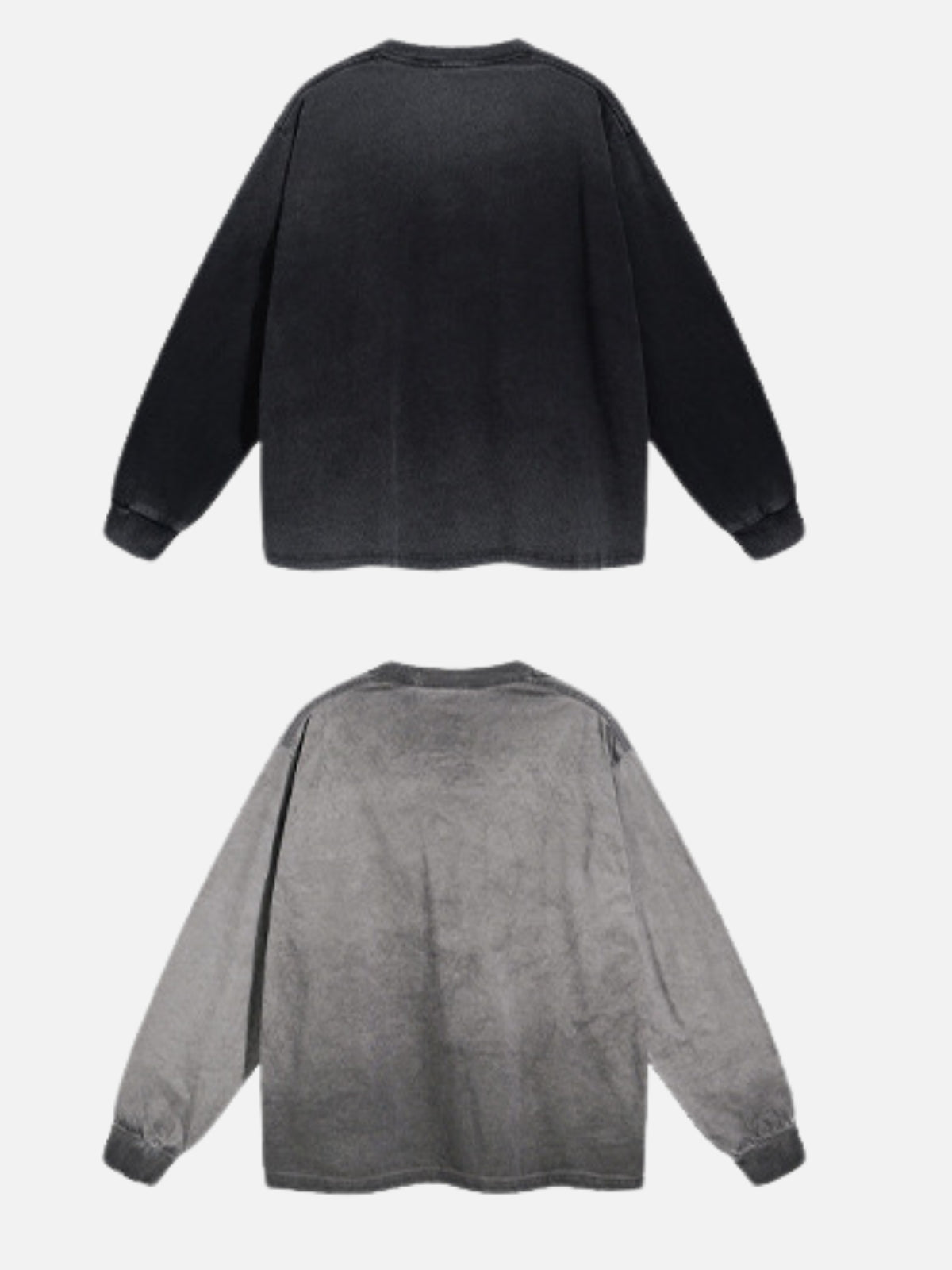 WASHO - Oversized Basic Long Sleeve T-Shirt | TEENWEAR.EU