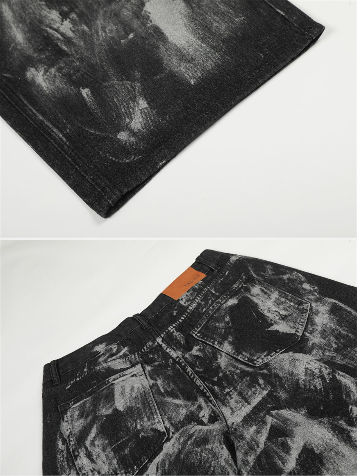 FUMEE – Baggy Graphic Jeans