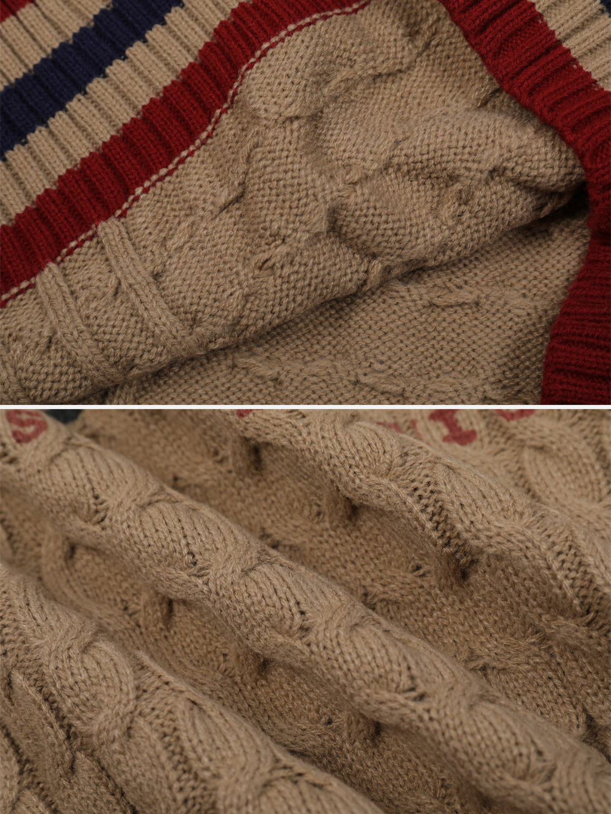 IDVENSXY - Oversized Embroidered Sweater Polo | TEENWEAR.EU