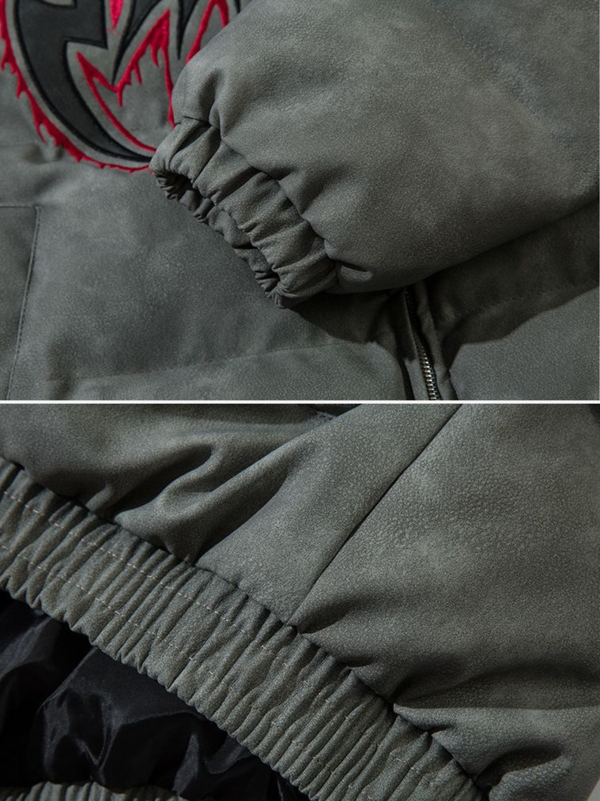 SINISTER - Puffer Embroidered Jacket | TEENWEAR.EU