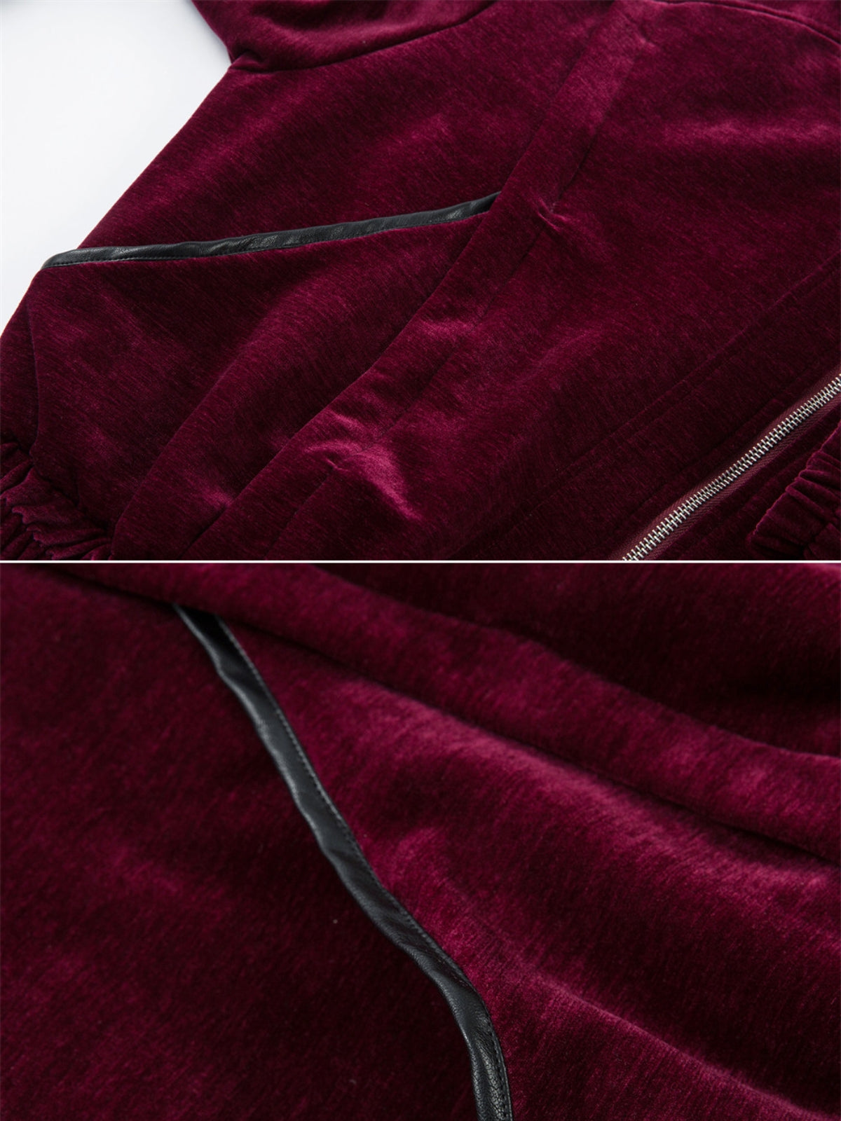 VELZOR – Oversized Velvet Basic Jacket