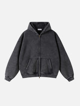 COMFY - Oversized Basic Zip Up Hoodie