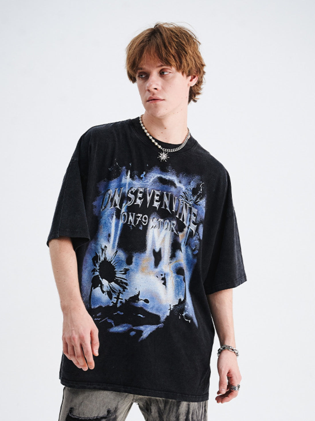 ONSEVENNINE - Oversized Print T-Shirt | TEENWEAR.EU