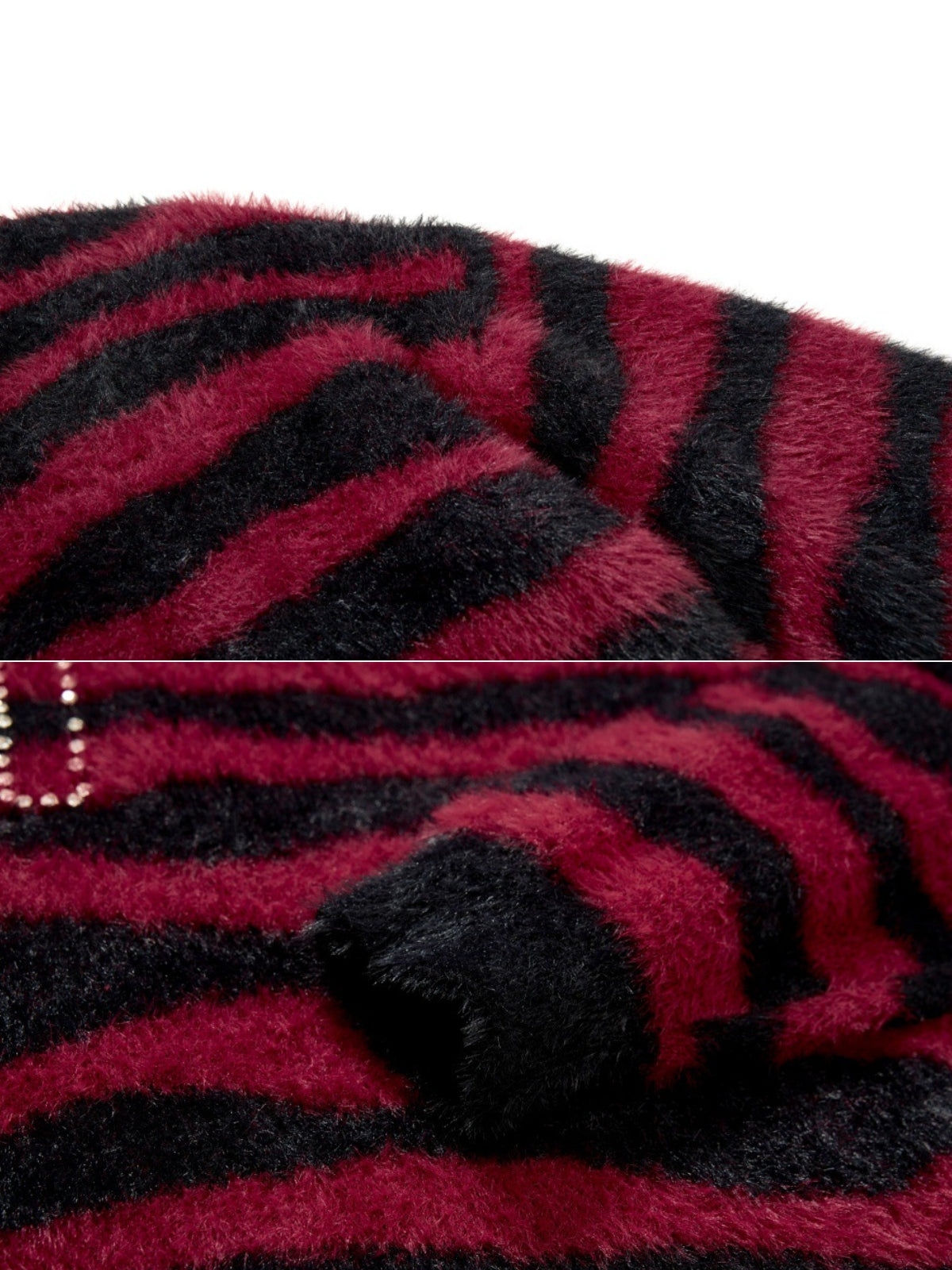 CROSSE - Rhinestone Oversized Graphic Sweater