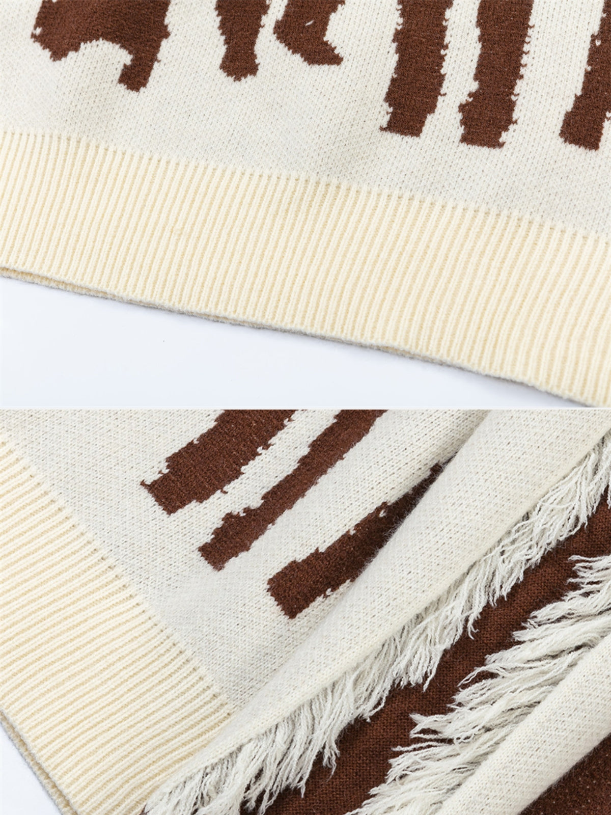 BASOLOME - Oversized Graphic Embroidered Sweater