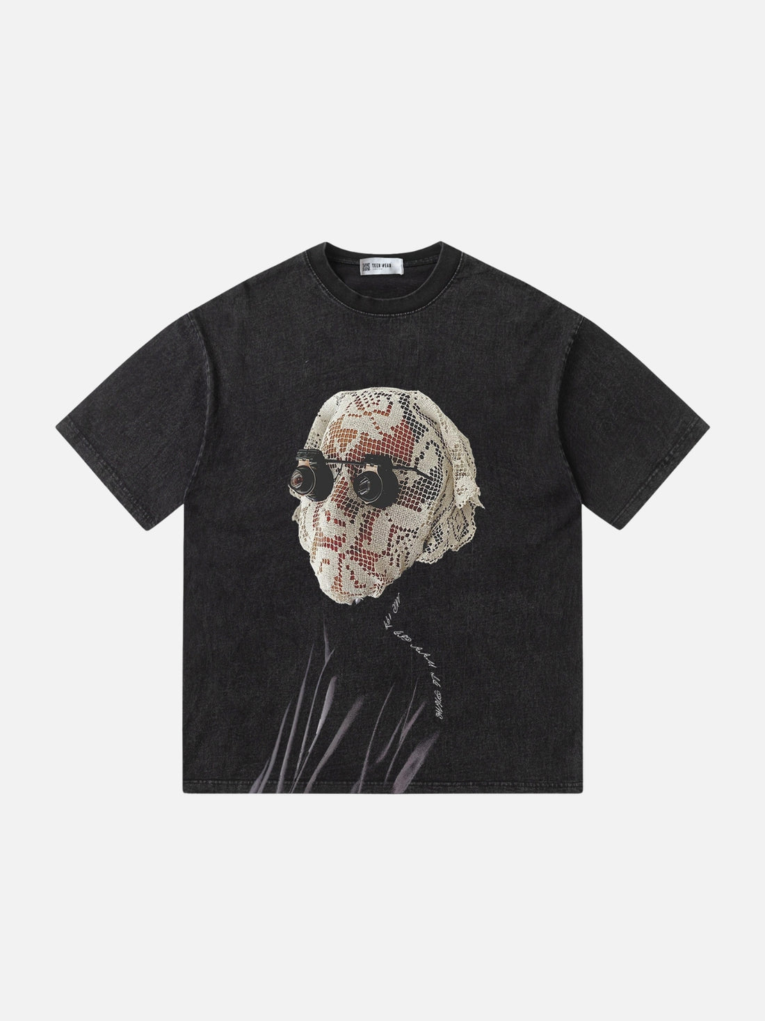 BABKA - Oversized Print T-Shirt Brown | TEENWEAR.EU
