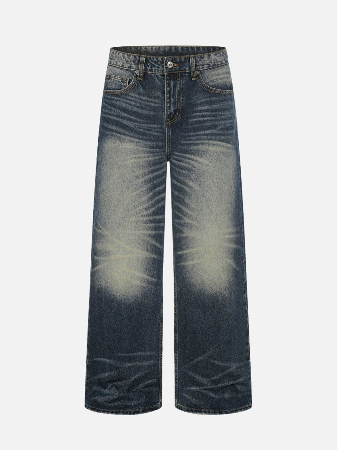 NEVIEMO - Baggy Graphic Jeans Blue | Teenwear.eu